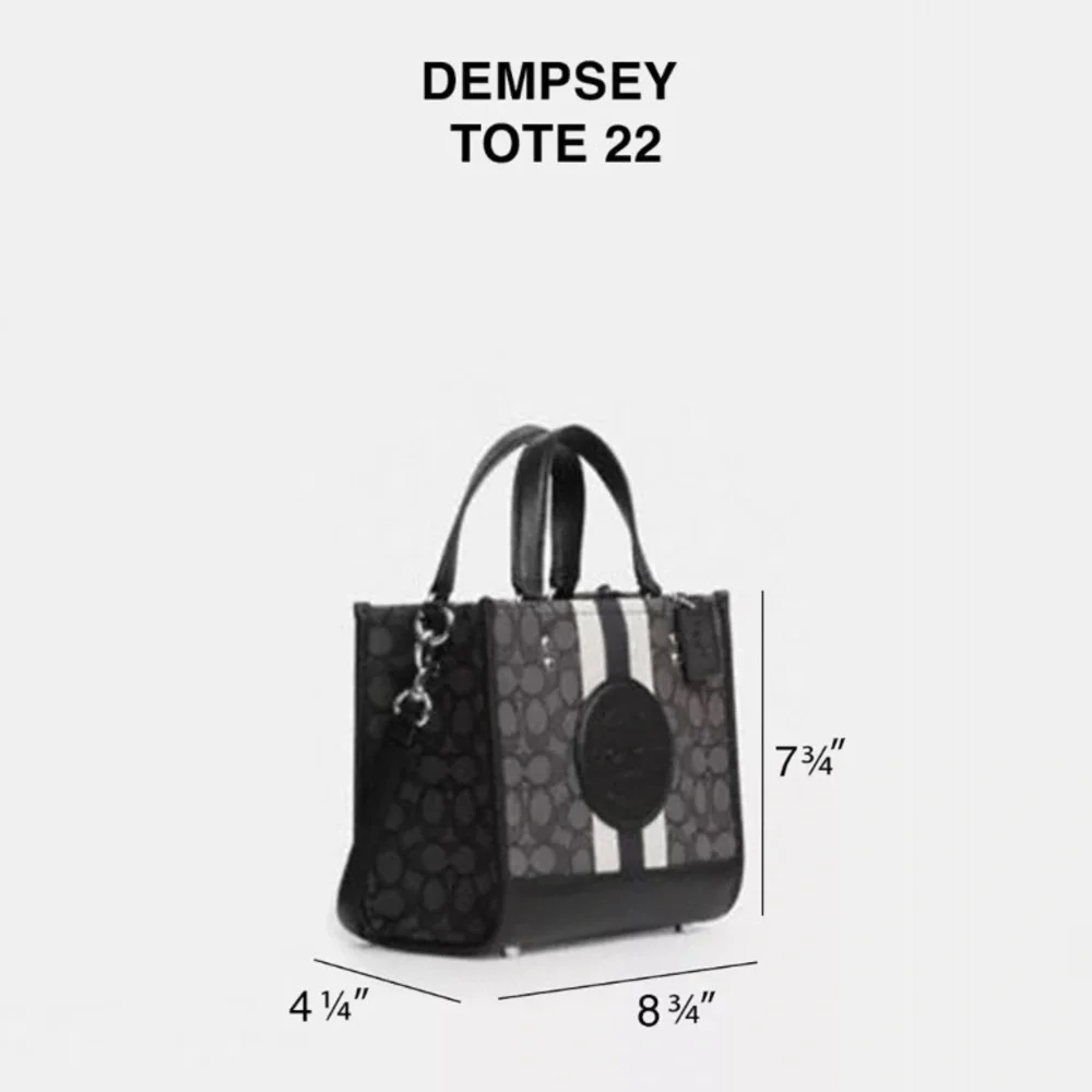 NWT Coach Dempsey Tote Bag 22 in Sunset - Picture 5 of 8